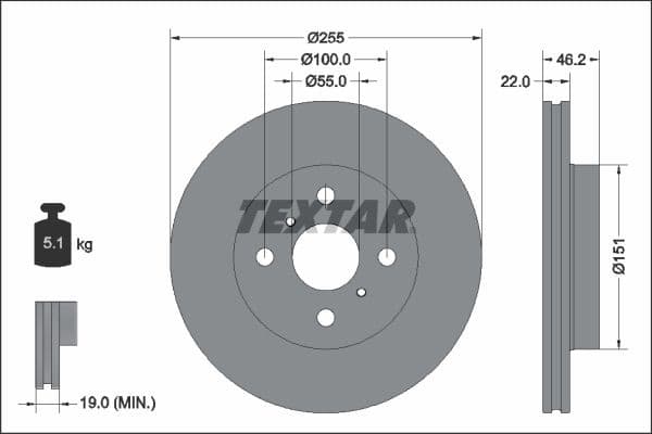 Brake Disc PRO 92344803