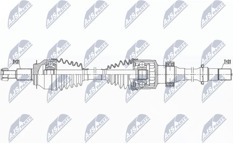 Drive Shaft NPW-MZ-082