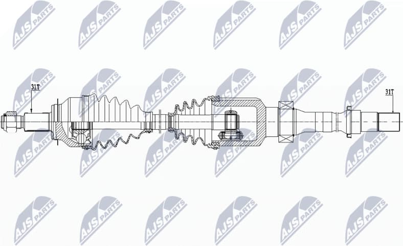 Drive Shaft NPW-MZ-058