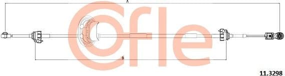 Cable Pull, manual transmission 92.11.3298
