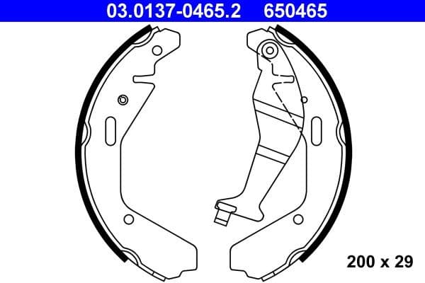 Brake Shoe Set 03-0137-0465-2