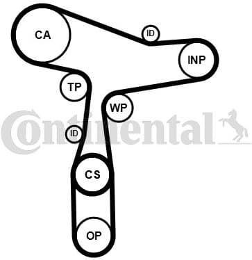 Timing Belt Kit CT1168K6PRO - image 2
