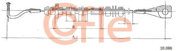 Accelerator Cable 92.10.086