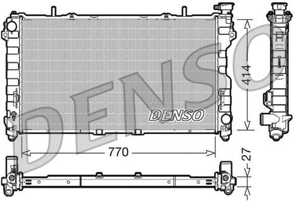 Radiator, engine cooling DRM06011