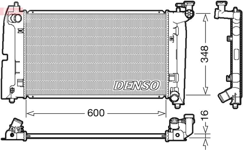 Radiator, engine cooling DRM50085