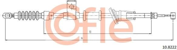 Cable Pull, parking brake 92.10.8222