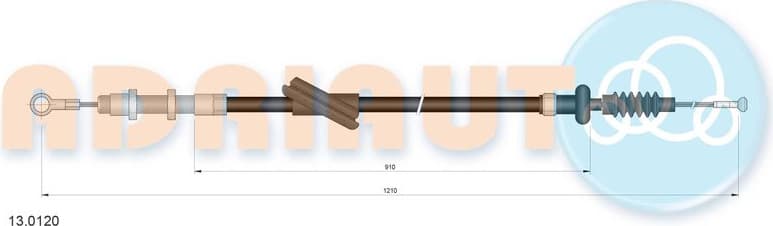 Cable Pull, clutch control 13.0120