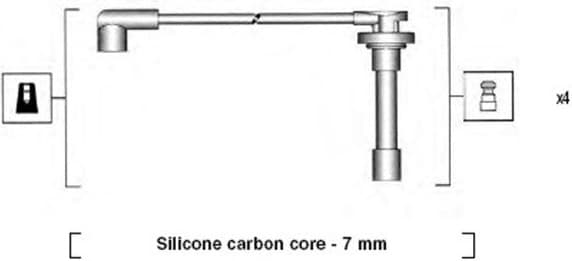 Ignition Cable Kit 941255060816