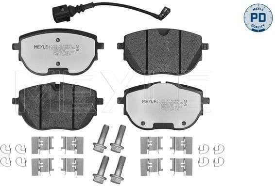 Brake Pad Set, disc brake MEYLE-PD: Advanced performance and design. 025 262 6818/PD