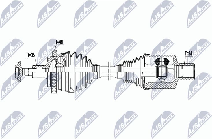 Drive Shaft NPW-ME-073