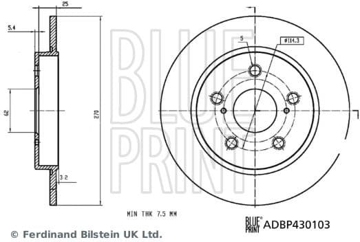 Brake Disc ADBP430103 - image 3