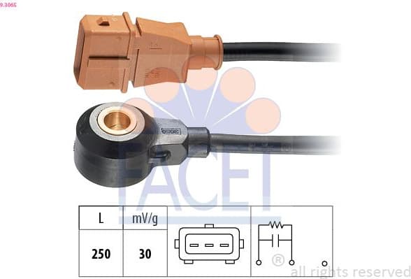 Knock Sensor Made in Italy - OE Equivalent 9.3065