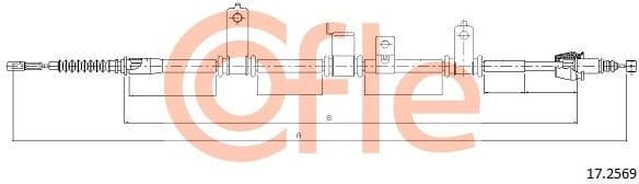 Cable Pull, parking brake 92.17.2569
