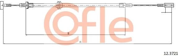 Cable Pull, parking brake 92.12.3721