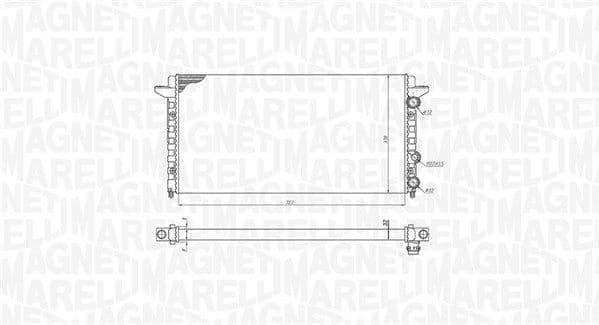 Radiator, engine cooling 350213189200 - image 2