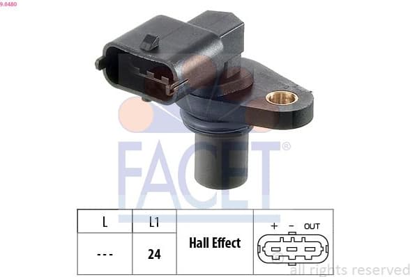 Sensor, camshaft position Made in Italy - OE Equivalent 9.0480