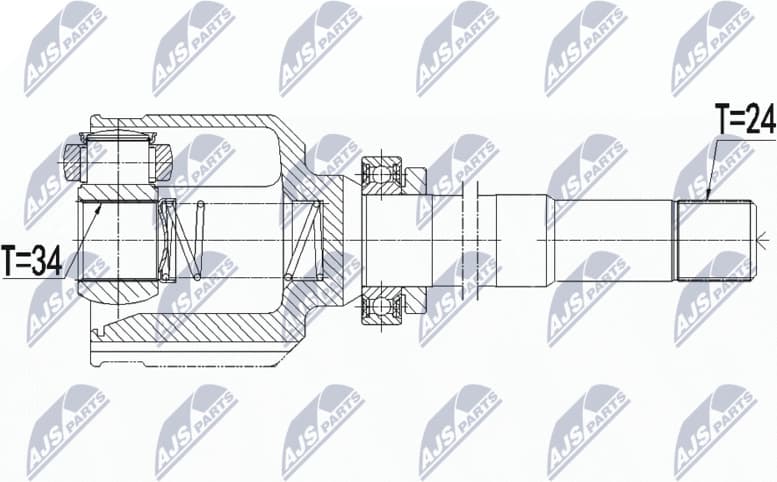 Joint Kit, drive shaft NPW-CT-106