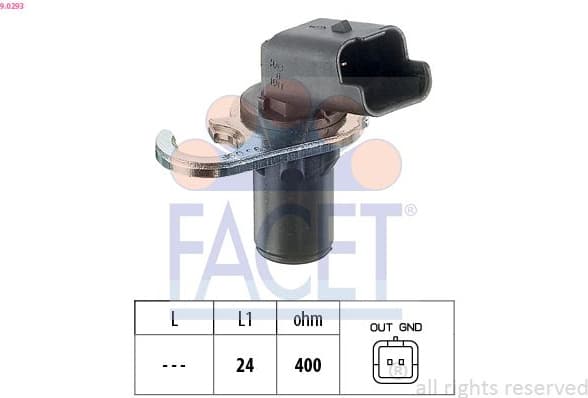 Sensor, crankshaft pulse Made in Italy - OE Equivalent 9.0293