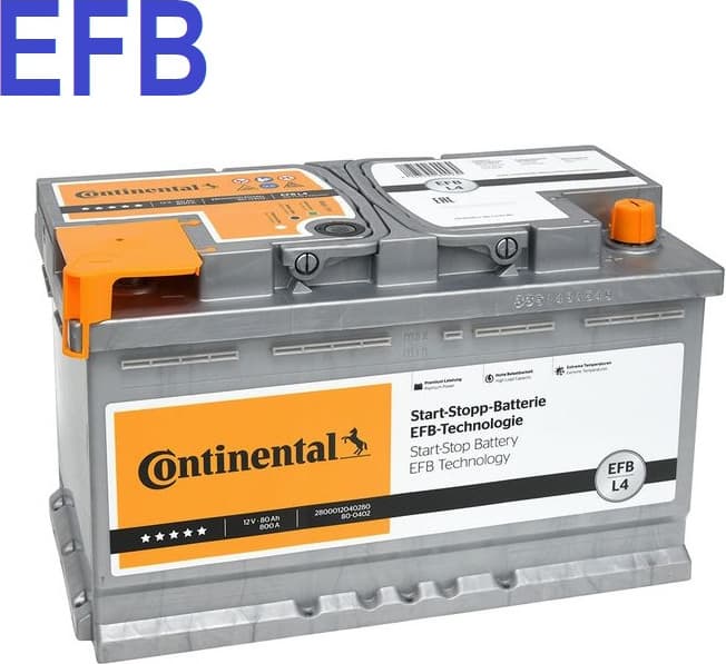 Starter Battery START-STOP-BATTERY EFB 2800012040280
