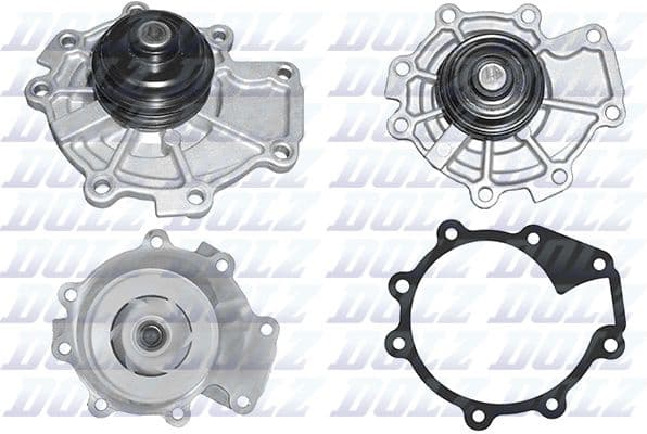 Water Pump, engine cooling F208