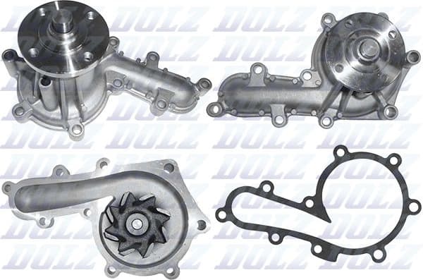 Water Pump, engine cooling T254