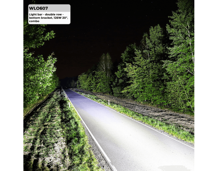 LED BAR žibintas M-TECH 42x 3W OSRAM LED 126W 20" - WLO607-MTH - image 2