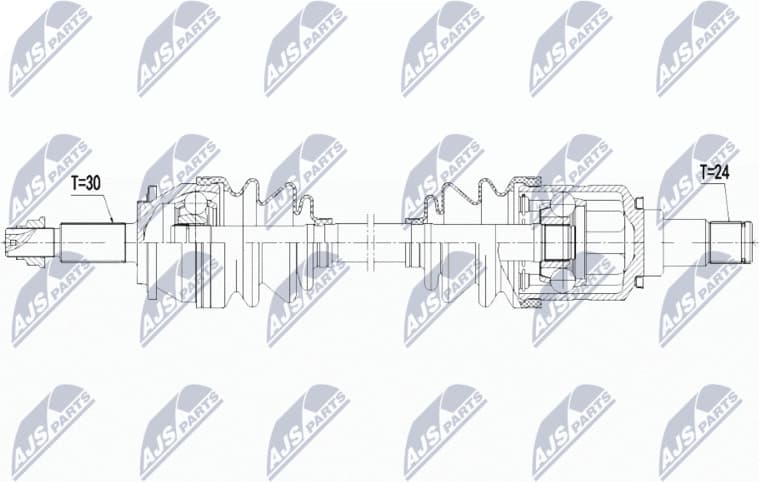 Drive Shaft NPW-TY-108
