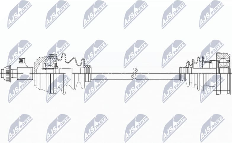Drive Shaft NPW-VW-097