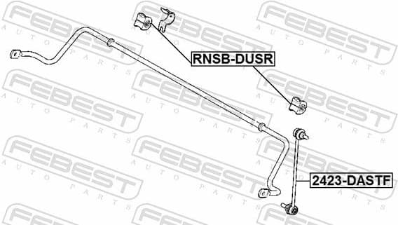 Mounting, stabiliser bar RNSB-DUSR - image 2