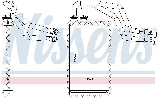 Heat Exchanger, interior heating 707215
