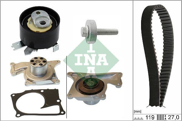 Water Pump & Timing Belt Kit 530 0843 30