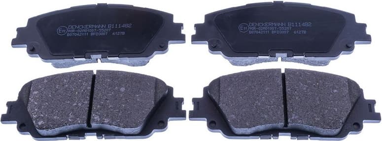 Brake Pad Set, disc brake B111482