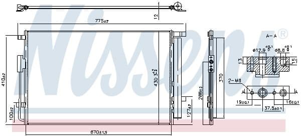 Condenser, air conditioning ** FIRST FIT ** 940863