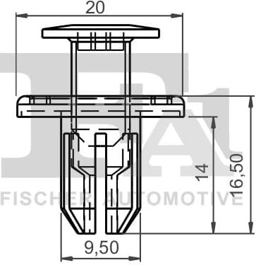 Clip, trim/protection strip 10-30008.10 - image 2