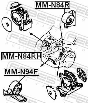 Mounting, engine MM-N94F - image 2