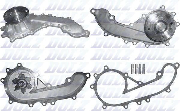 Water Pump, engine cooling T245