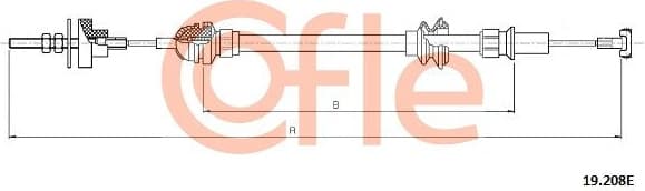 Cable Pull, clutch control 92.19.208E