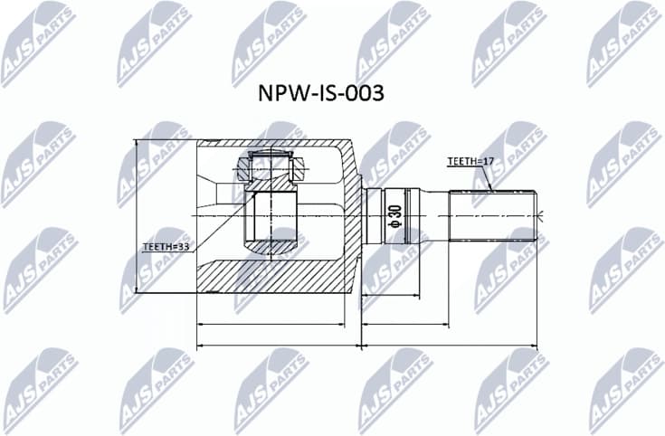 Joint Kit, drive shaft NPW-IS-003