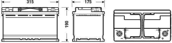 Starter Battery EFB EL800 - image 2