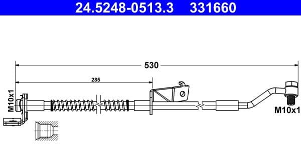 Brake Hose 24.5248-0513.3