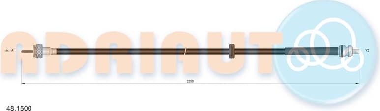 Speedometer Cable 48.1500