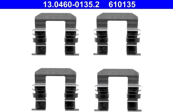Accessory Kit, disc brake pad 13-0460-0135-2