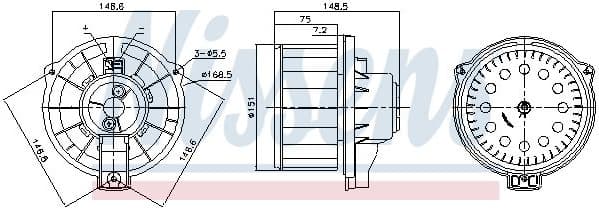 Interior Blower 87620