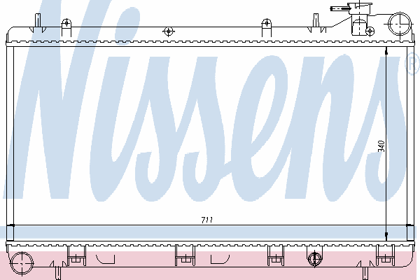 Radiator, engine cooling 64185