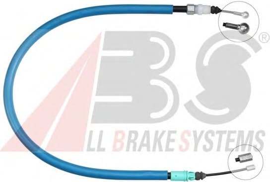 Cable handbrake 35.0234.1