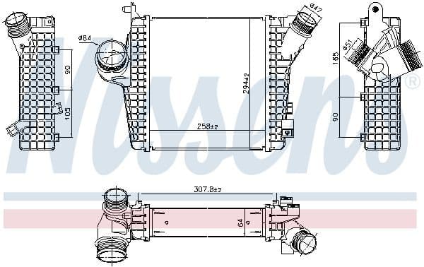 Charge Air Cooler ** FIRST FIT ** 961305