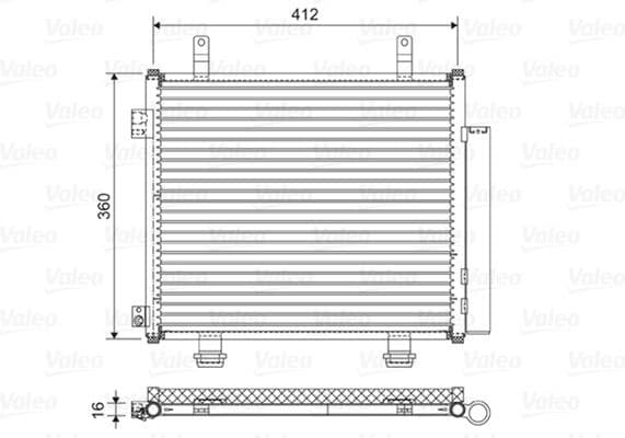 Condenser, air conditioning 822573