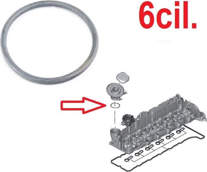 Seal, oil filler cap 11127823949