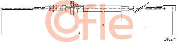 Cable Pull, clutch control 92.1402.4