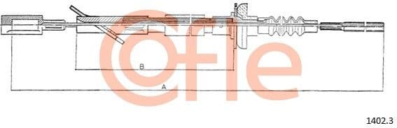 Cable Pull, clutch control 92.1402.3